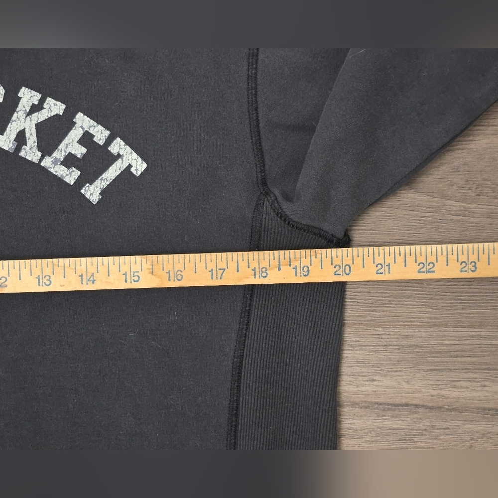 Nantucket Blue 84 Washed Black Crewneck Womens Size Small Streetwear Preppy - Picture 6 of 6